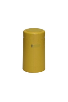 Schrumpfkapsel 32,5x60mm Big Line gelb, geschlossen, Abriss horizontal